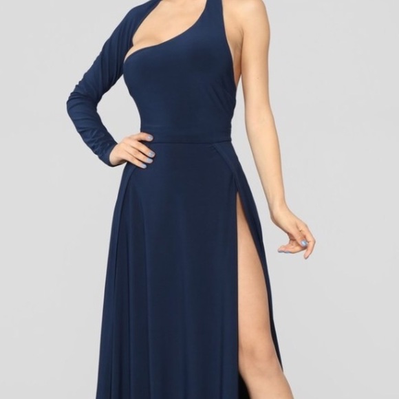 Navy Blue Dress - Picture 2 of 6